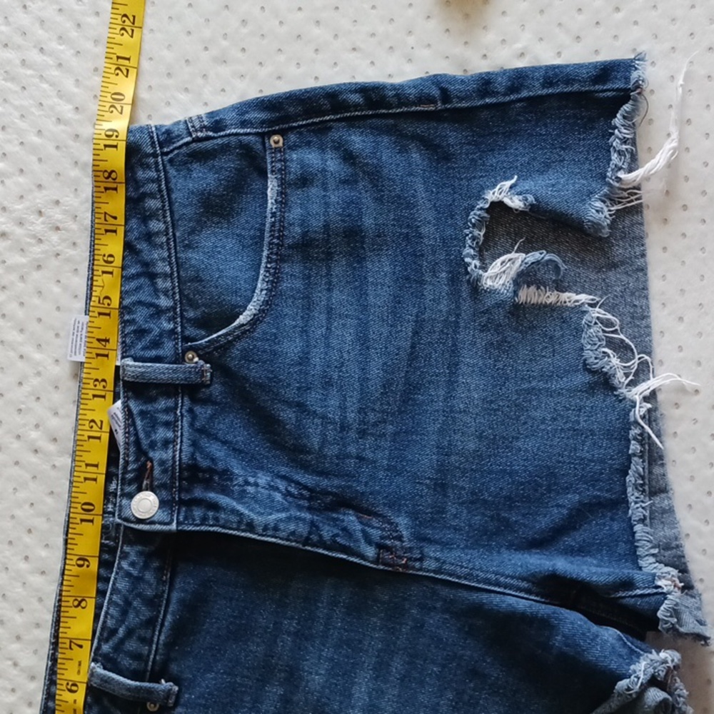 Time & Tru Distressed Jean Shorts size 16 plus size - Picture 7 of 12